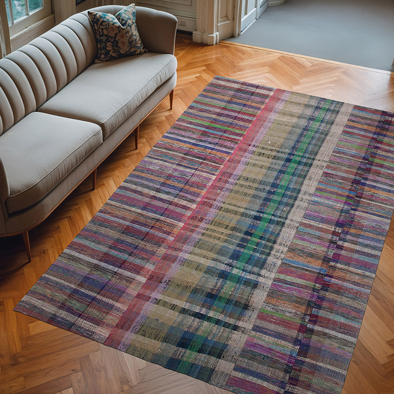 Patchwork Kilim Rug - 6' 7" x 9' 11" (79" x 119") - K0058405