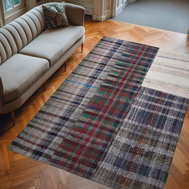Patchwork Kilim Rug - 6' 7" x 9' 10" (79" x 118") - K0058406