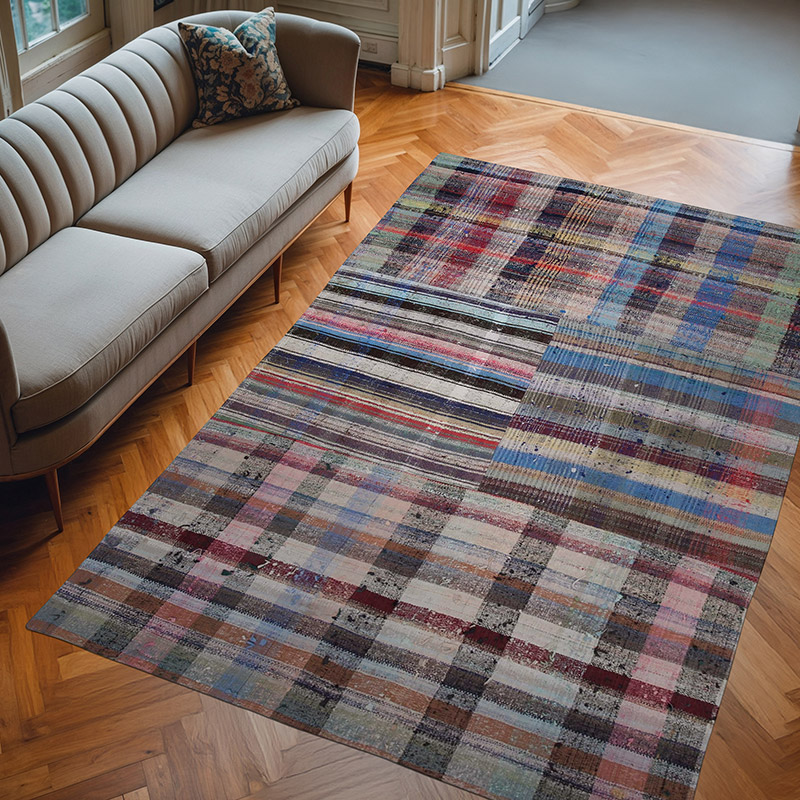 Anadolu Çaput Patchwork Kilim - 180 cm x 272 cm - K0058410