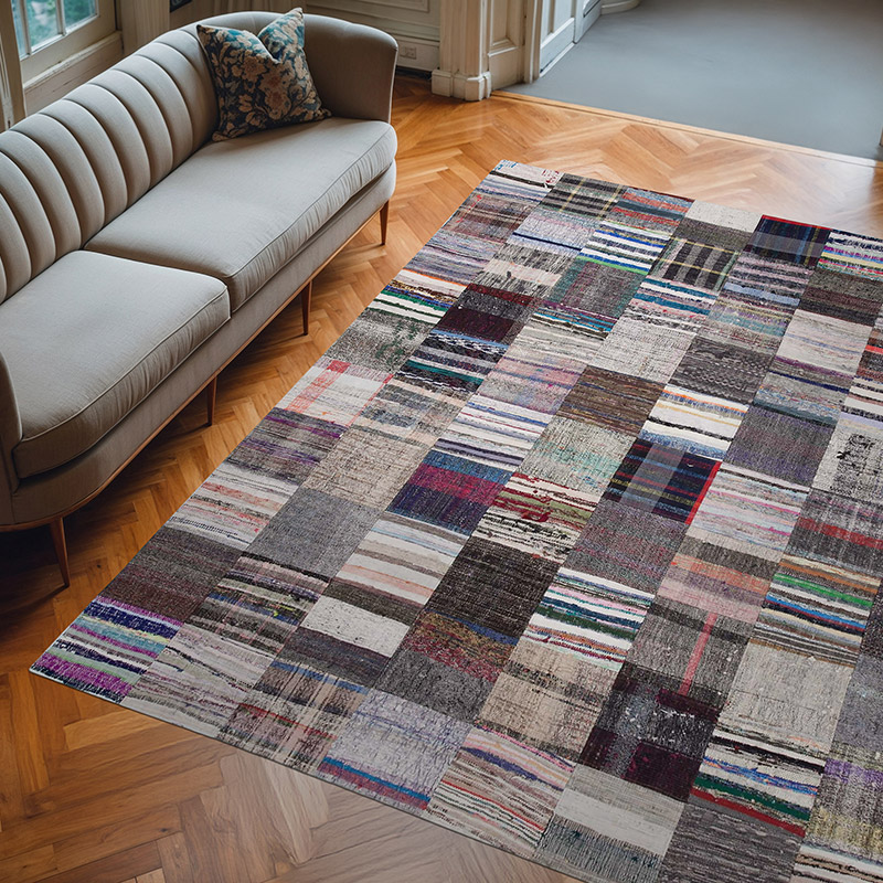 Anadolu Çaput Patchwork Kilim - 240 cm x 300 cm - K0058431