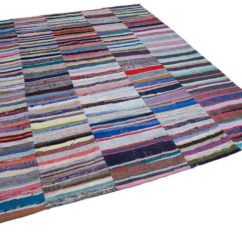 Multicolor Patchwork Kilim Rug - 8' 2" x 10' 1" (98" x 121") - K0058448