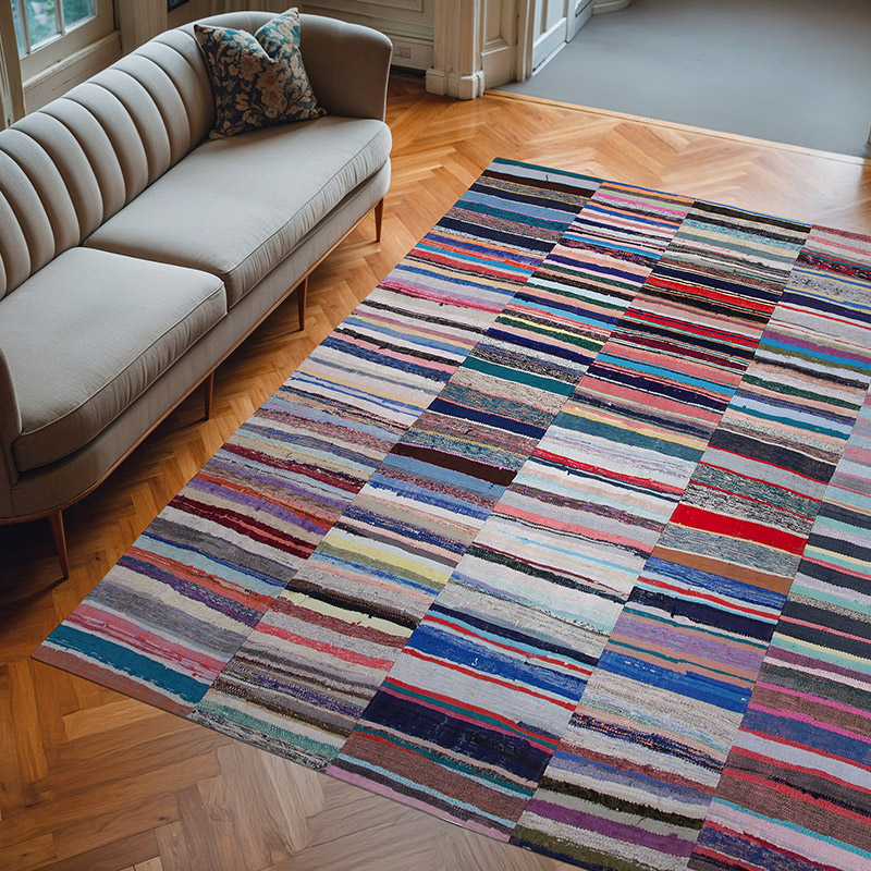Patchwork Kilim Rug - 8' 2" x 10' 1" (98" x 121") - K0058448