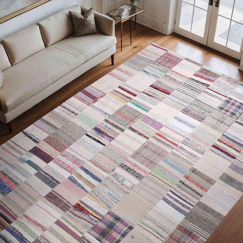 Anadolu Çaput Patchwork Kilim - 249 cm x 351 cm - K0058457