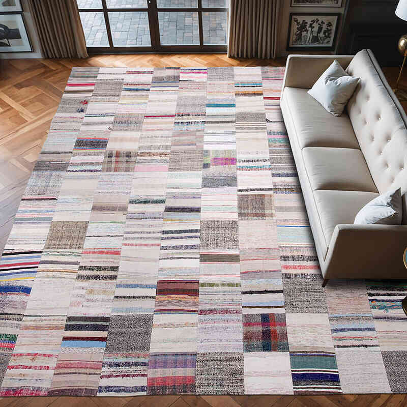 Patchwork Kilim Rug - 9' 11" x 13' 2" (119" x 158") - K0058472