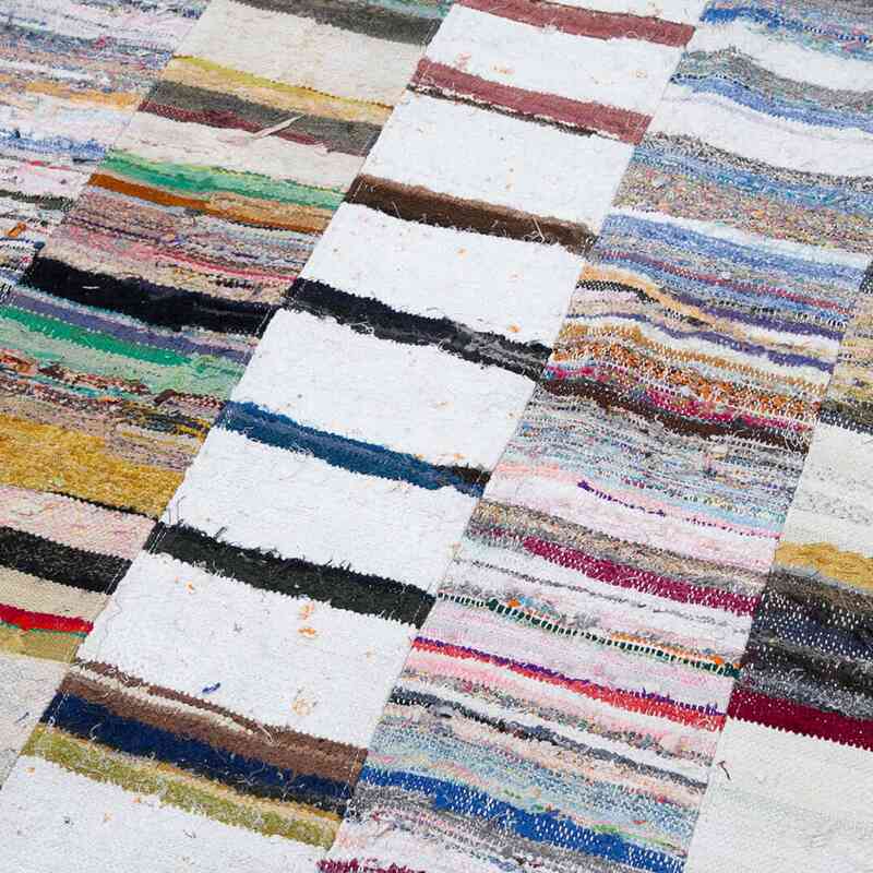 Multicolor Patchwork Kilim Rug - 6' 10" x 9' 11" (82" x 119") - K0058477
