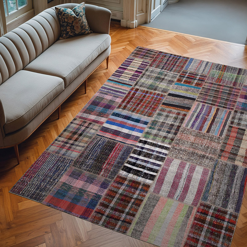 Alfombra Kilim De Retazos - 225 cm x 310 cm - K0058484