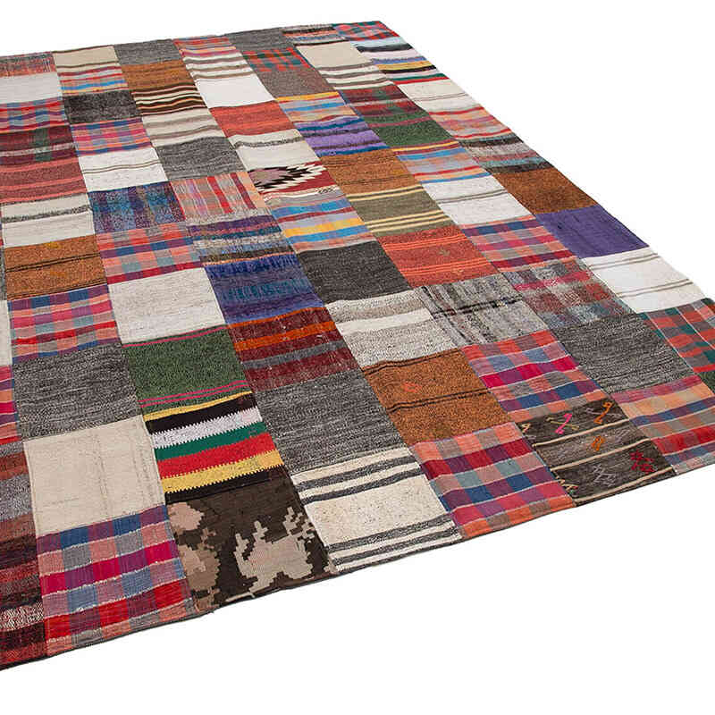 Patchwork Kilim Rug - 7' 10" x 10' 9" (94" x 129") - K0058487