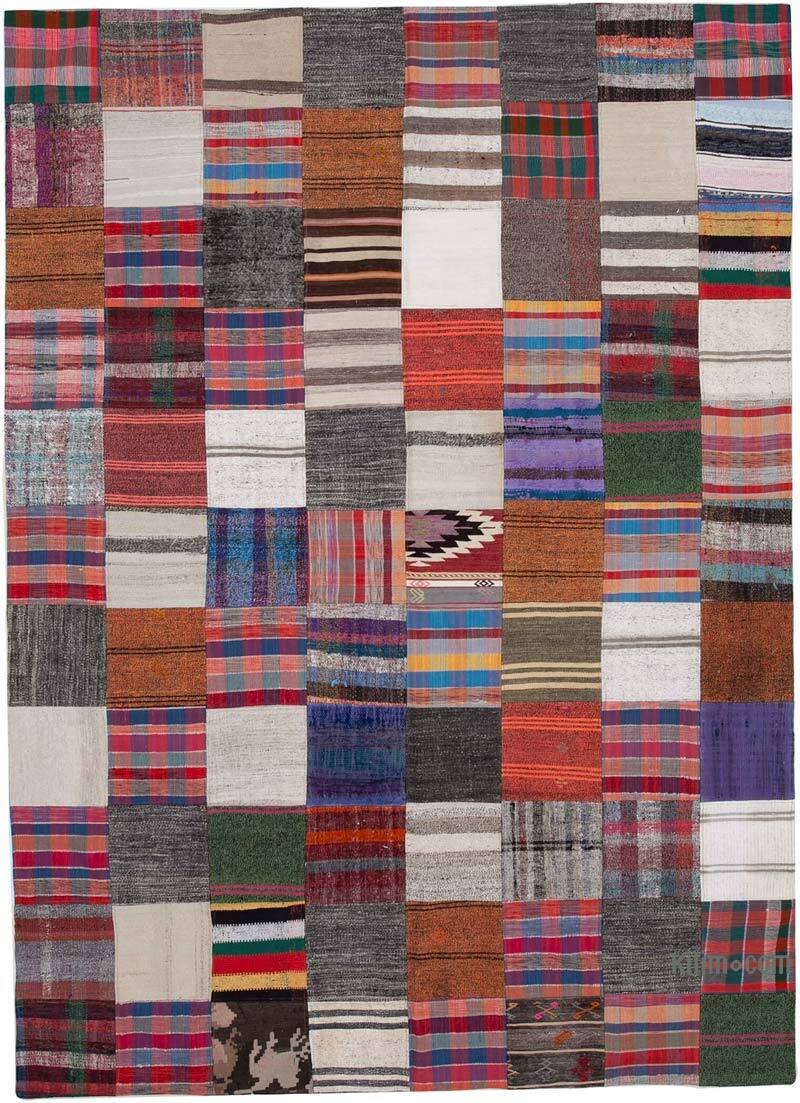 Patchwork Kilim Rug - 7' 10" x 10' 9" (94" x 129") - K0058487