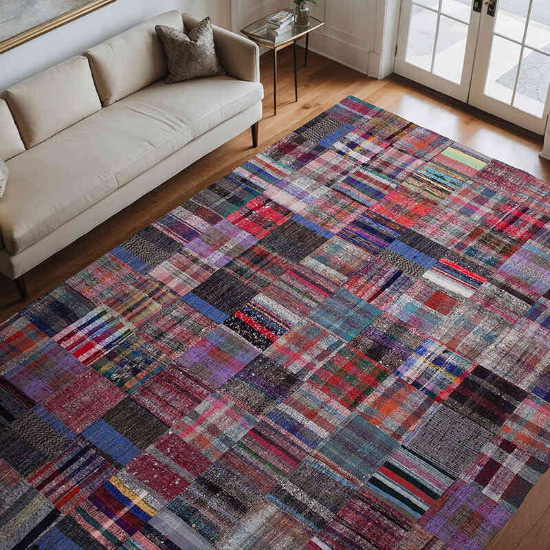 Patchwork Kilim Rug - 8' 6" x 11' 7" (102" x 139") - K0058490
