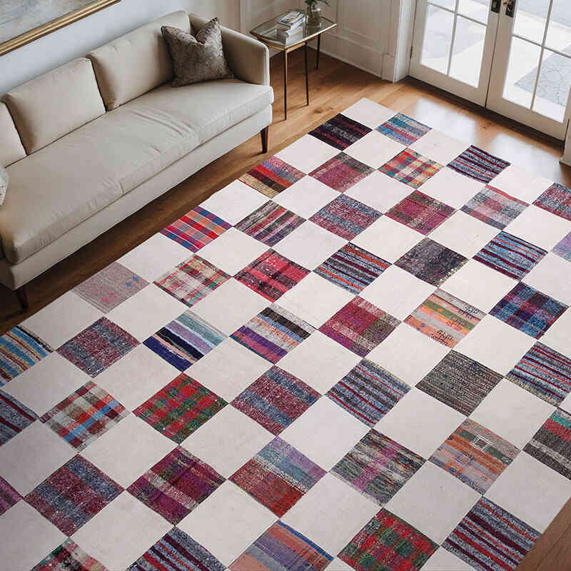 Patchwork Kilim Rug - 8' 8" x 11' 8" (104" x 140") - K0058491