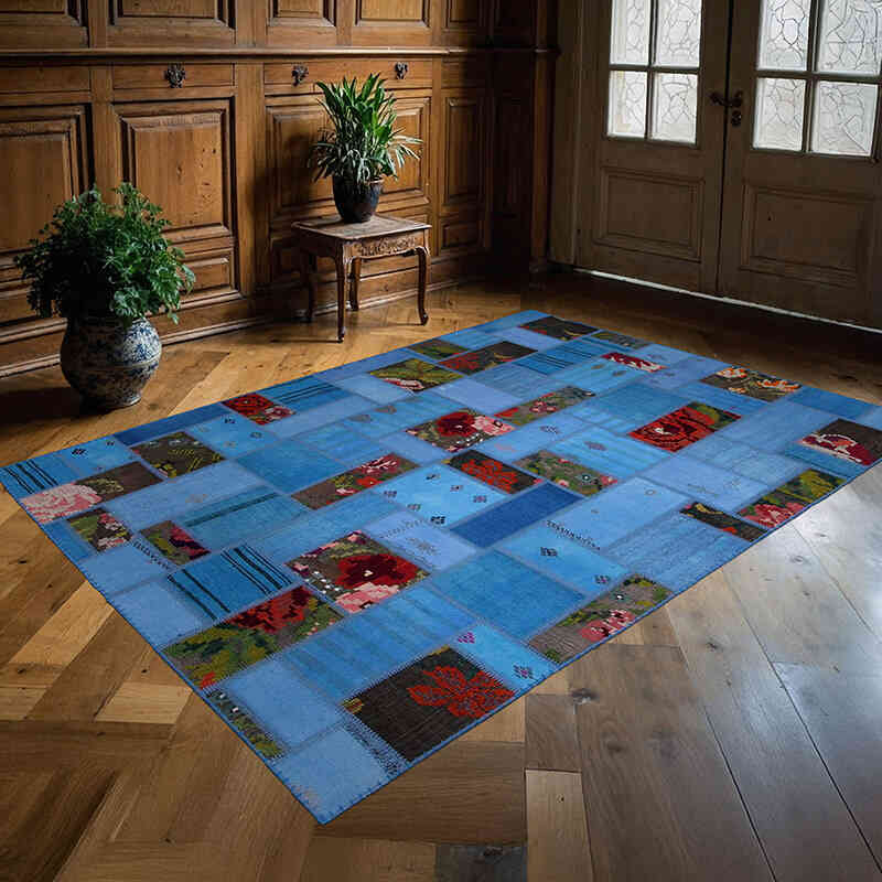 Alfombra Kilim De Retazos - 168 cm x 234 cm - K0058495