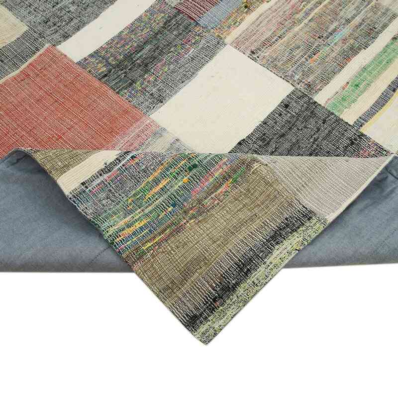 Multicolor Patchwork Kilim Rug - 7' 11" x 11' 10" (95" x 142") - K0058507