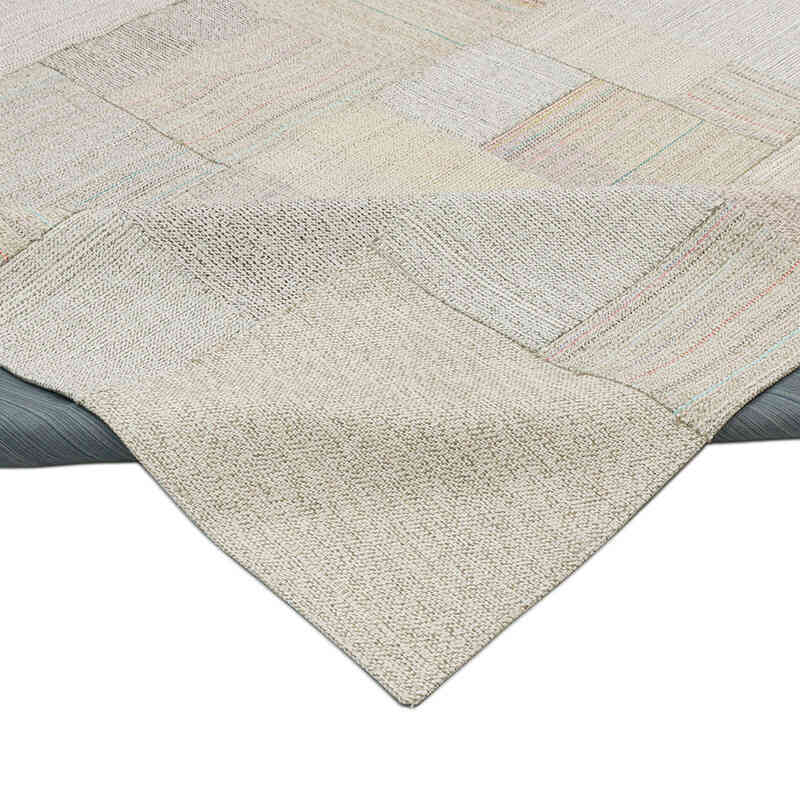 Beige Alfombra Kilim De Retazos - 316 cm x 408 cm - K0058521