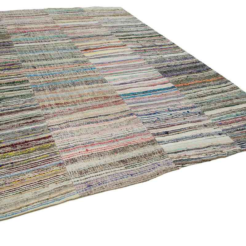 Multicolor Patchwork Kilim Rug - 9' 1" x 12' 8" (109" x 152") - K0058524