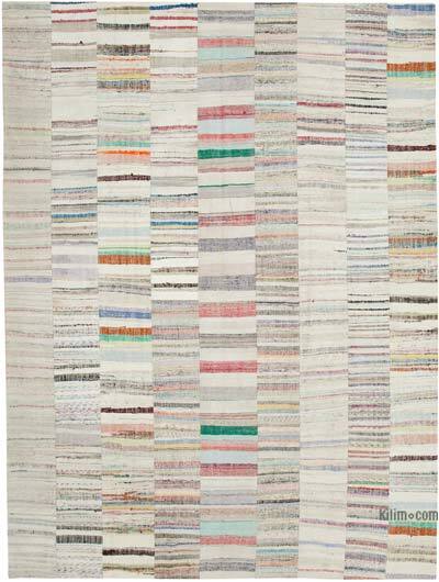 Multicolor Patchwork Kilim Rug - 10'  x 13' 5" (120" x 161")