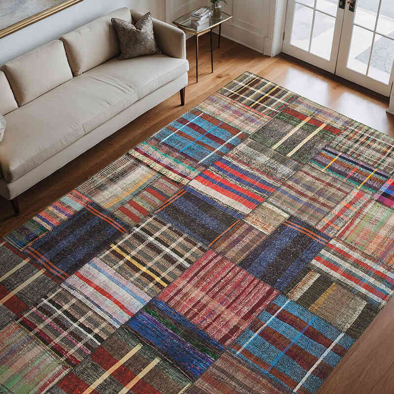 Anadolu Çaput Patchwork Kilim - 249 cm x 361 cm - K0058577