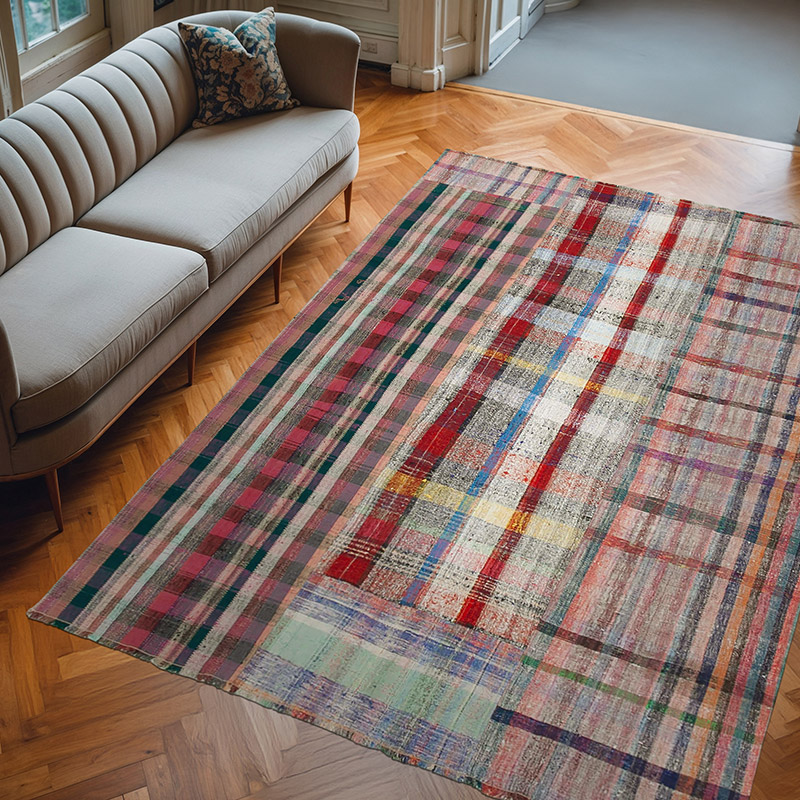 Anadolu Çaput Patchwork Kilim - 235 cm x 320 cm - K0058588