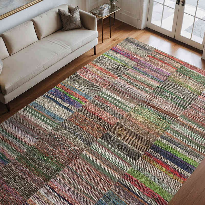 Anadolu Çaput Patchwork Kilim - 243 cm x 357 cm - K0058598