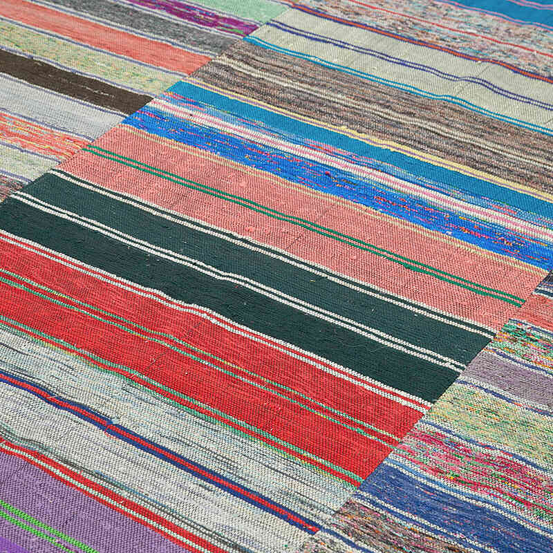 Alfombra Kilim De Retazos - 222 cm x 341 cm - K0058610