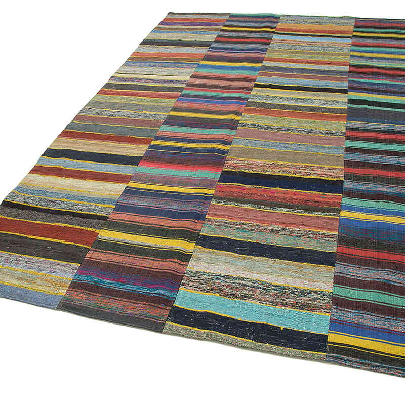 Patchwork Kilim Rug - 5' 11" x 9' 7" (71" x 115") - K0058613