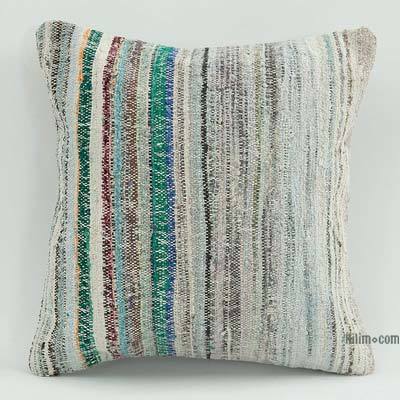 Kilim Pillow Cover - 1' 6" x 1' 6" (18" x 18")