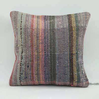 Kilim Pillow Cover - 1' 8" x 1' 8" (20" x 20")