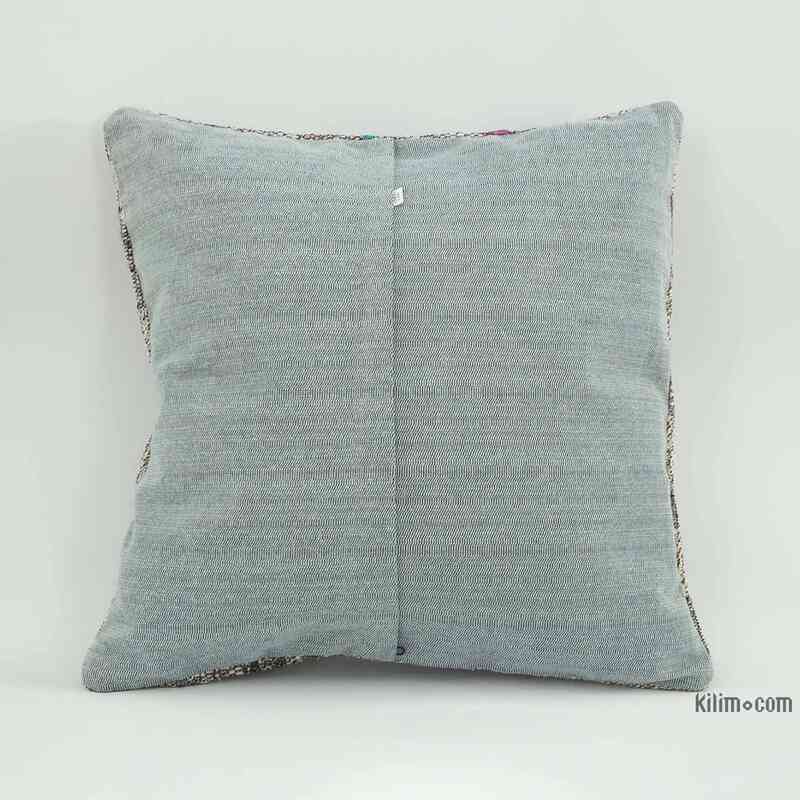 Kilim Pillow Cover - 1' 8" x 1' 8" (20" x 20") - K0058703