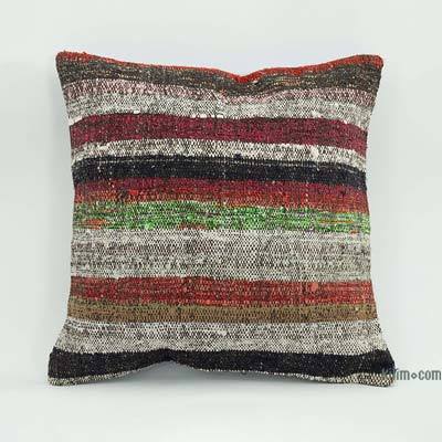 Kilim Pillow Cover - 1' 8" x 1' 8" (20" x 20")