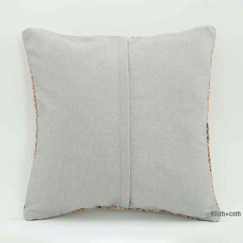 Kilim Pillow Cover - 1' 8" x 1' 8" (20" x 20") - K0058917