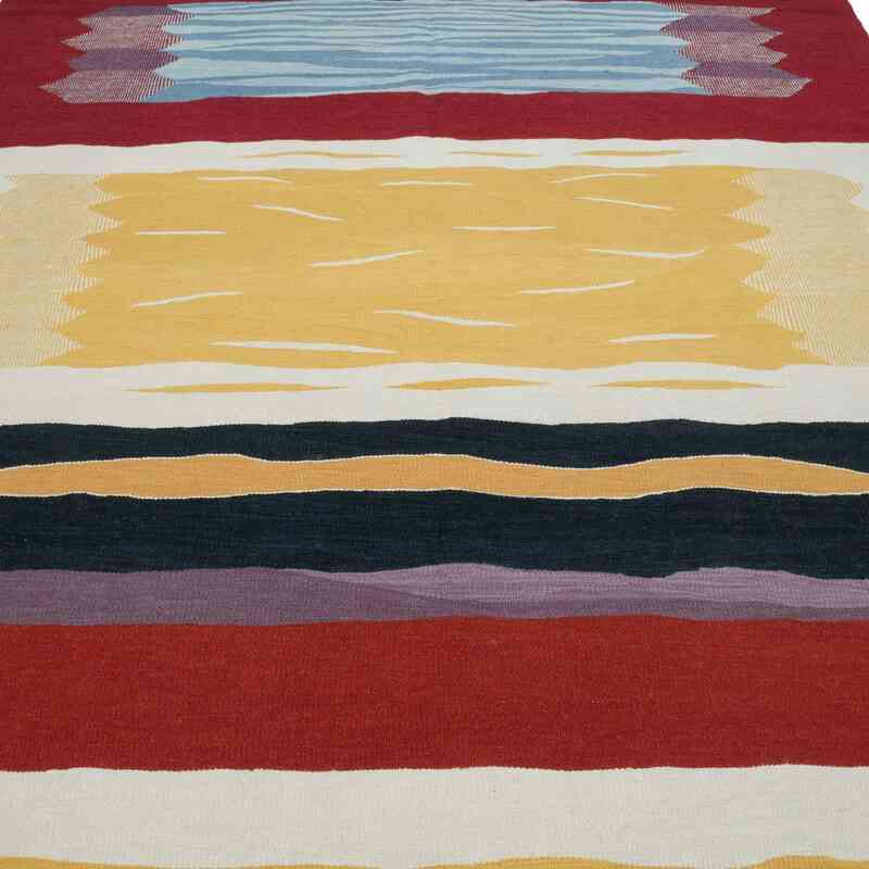 Multicolor Nueva Alfombra Turca Kilim - 193 cm x 281 cm - K0059013