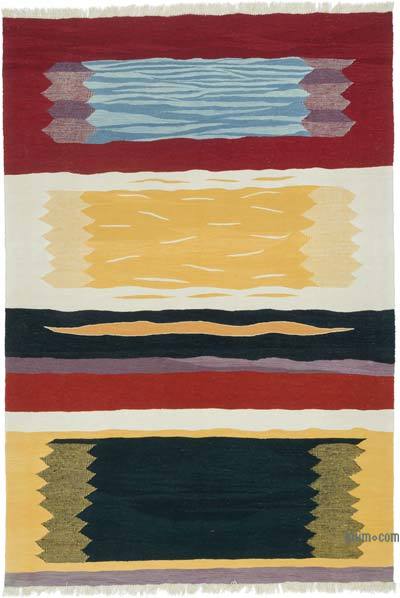 Multicolor Nueva Alfombra Turca Kilim - 193 cm x 281 cm