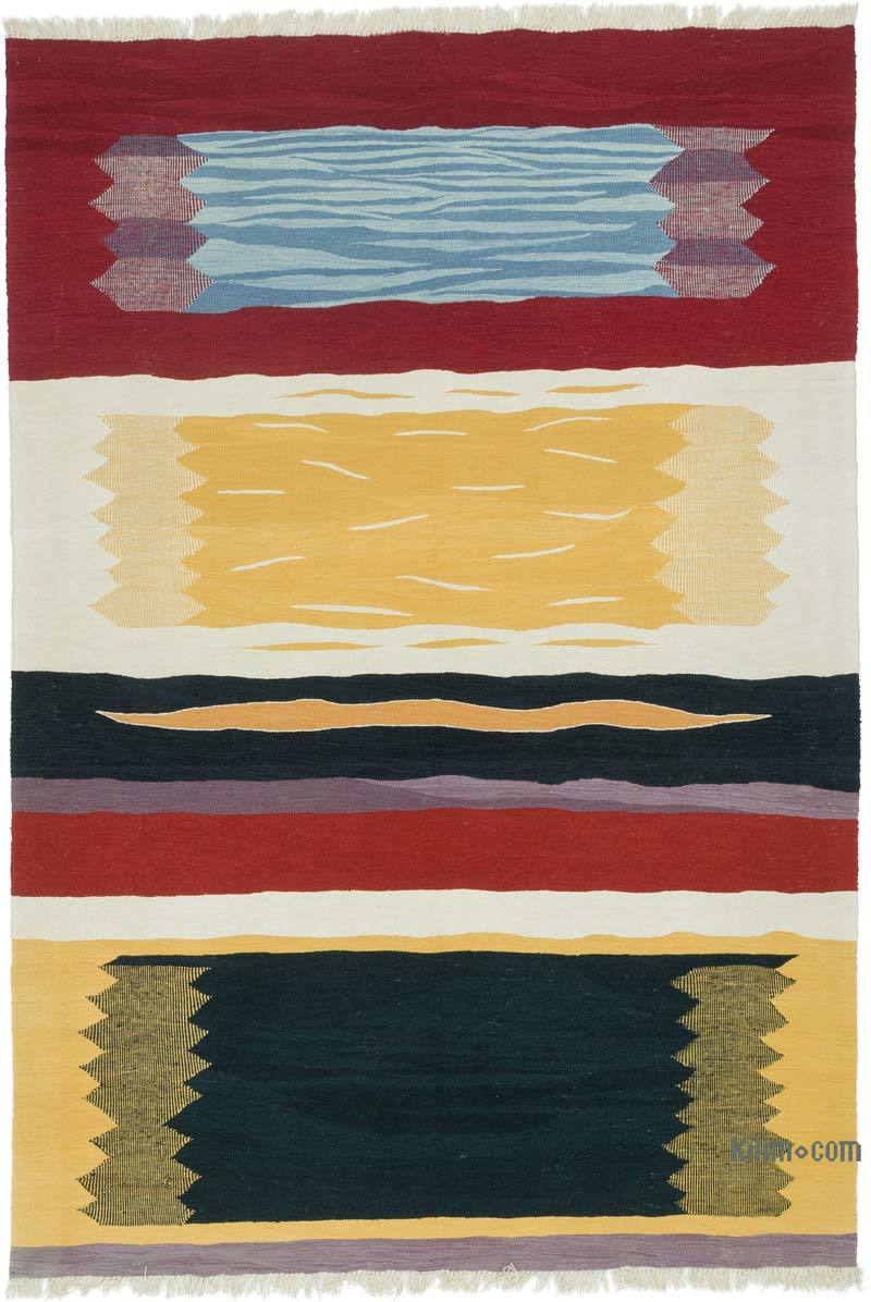 Multicolor Nueva Alfombra Turca Kilim - 193 cm x 281 cm - K0059013