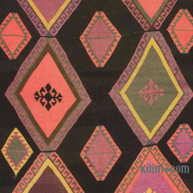 Multicolor Vintage Kars Kilim Rug - 5' 10" x 12' 4" (70" x 148") - K0059224