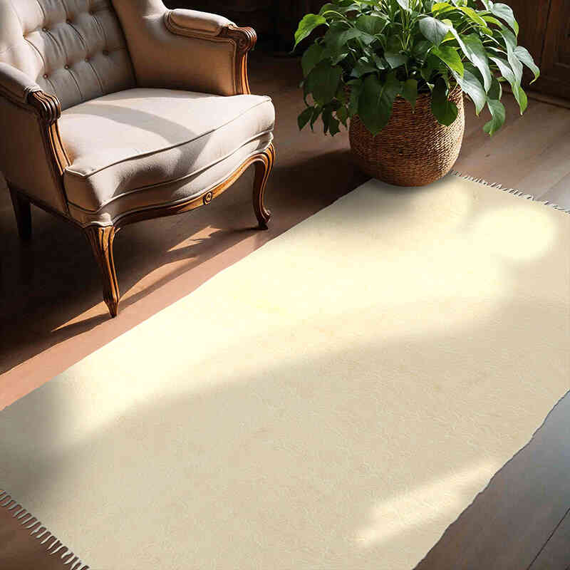 Beige Vintage Siirt Rug - 4' 6" x 6' 6" (54" x 78") - K0059228