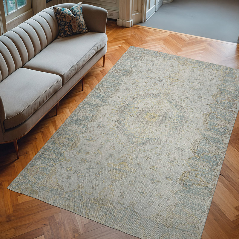 Alfombra Turca Vintage Sobre-teñida - 176 cm x 272 cm - K0059267