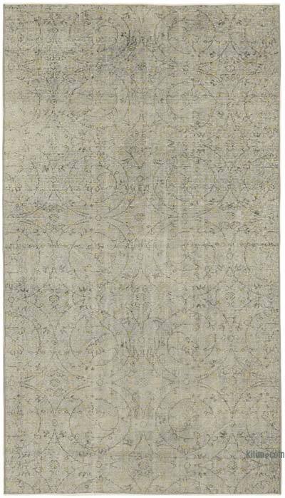 Over-dyed Vintage Hand-Knotted Turkish Rug - 4' 9" x 8' 2" (57" x 98")