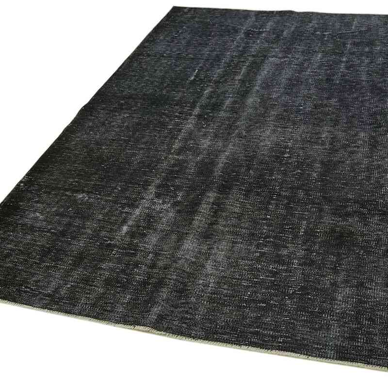 Siyah Boyalı El Dokuma Anadolu Halısı - 158 cm x 252 cm - K0059281