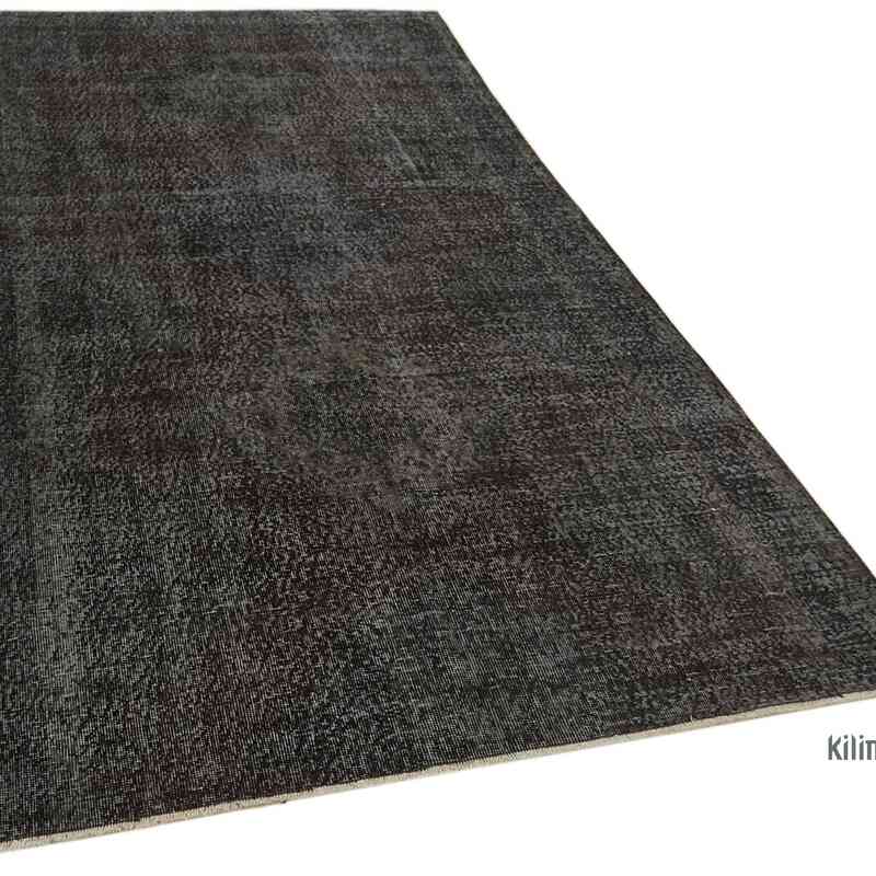 Siyah Boyalı El Dokuma Anadolu Halısı - 144 cm x 280 cm - K0059307