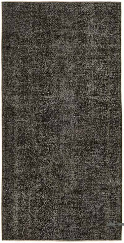 Over-dyed Vintage Hand-Knotted Turkish Rug - 4' 9" x 9' 2" (57" x 110")