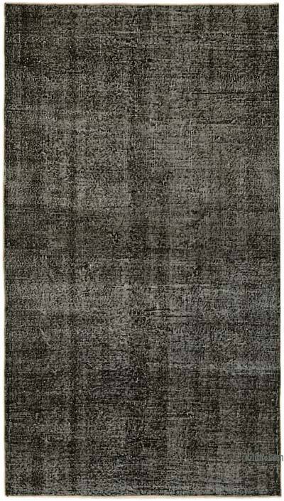 Over-dyed Vintage Hand-Knotted Turkish Rug - 4' 9" x 8' 6" (57" x 102")