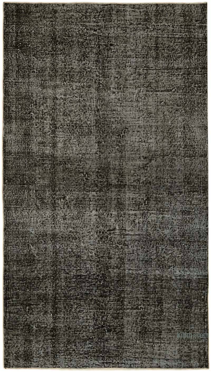 Over-dyed Vintage Hand-Knotted Turkish Rug - 4' 9" x 8' 6" (57" x 102") - K0059312