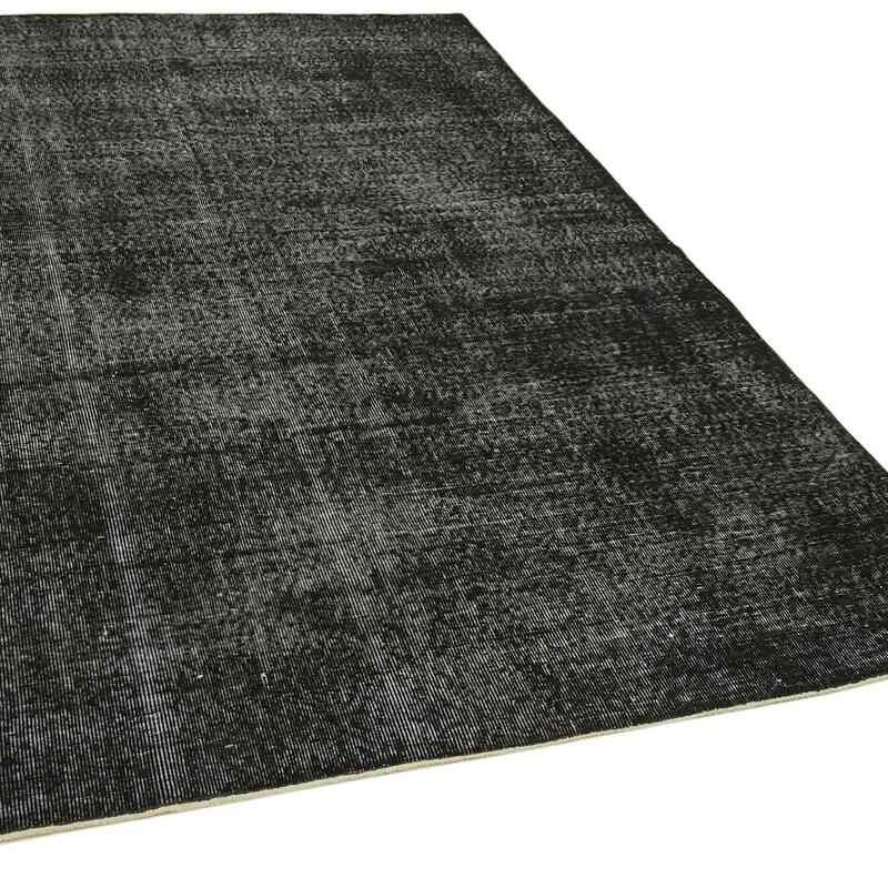 Siyah Boyalı El Dokuma Anadolu Halısı - 161 cm x 267 cm - K0059353