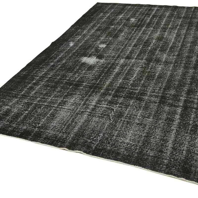 Over-dyed Vintage Hand-Knotted Turkish Rug - 6' 6" x 10'  (78" x 120") - K0059361
