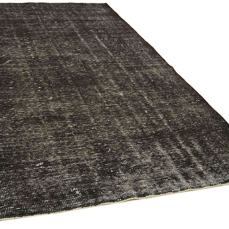 Siyah Boyalı El Dokuma Anadolu Halısı - 163 cm x 283 cm - K0059378