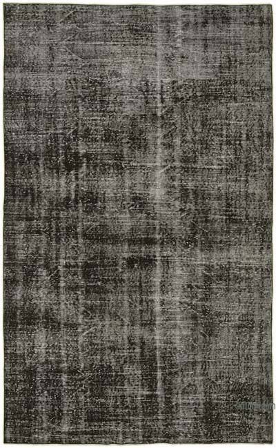 Over-dyed Vintage Hand-Knotted Turkish Rug - 5' 8" x 9' 1" (68" x 109")
