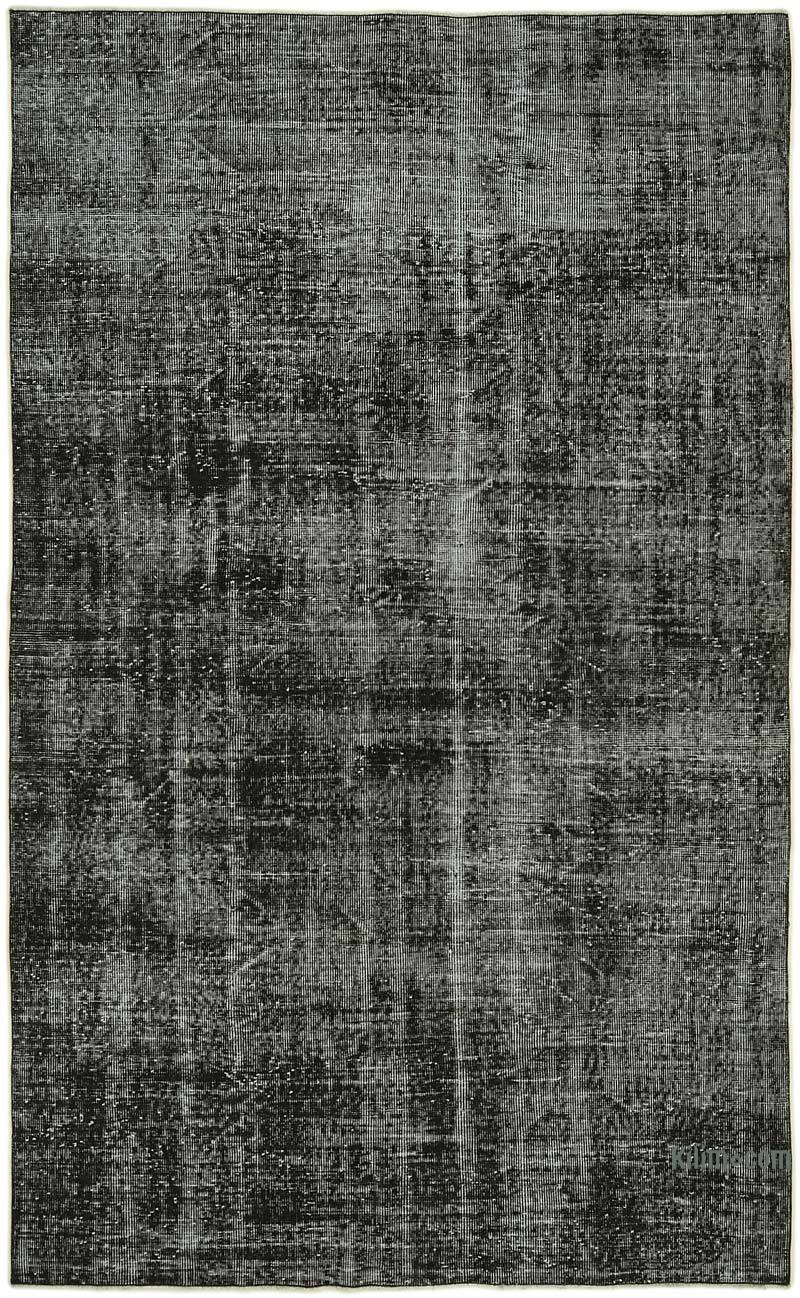 Siyah Boyalı El Dokuma Anadolu Halısı - 172 cm x 276 cm - K0059379