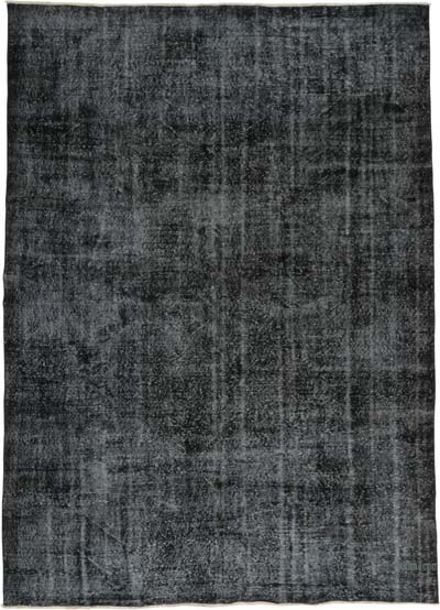 Siyah Boyalı El Dokuma Anadolu Halısı - 224 cm x 307 cm