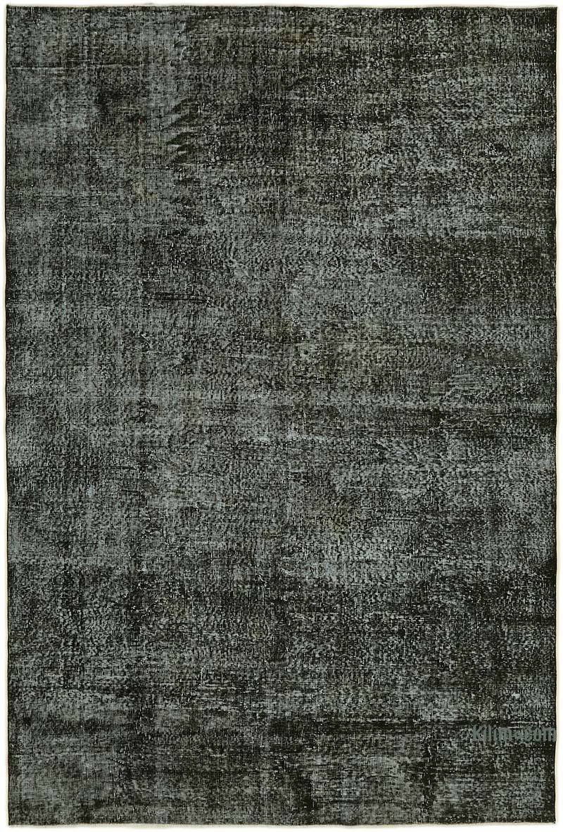 Siyah Boyalı El Dokuma Anadolu Halısı - 210 cm x 310 cm - K0059397