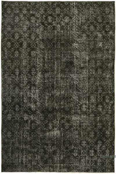 Over-dyed Vintage Hand-Knotted Turkish Rug - 7' 2" x 10' 9" (86" x 129")