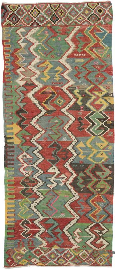 Vintage Antalya Kilim Runner - 3' 5" x 8' 4" (41" x 100")